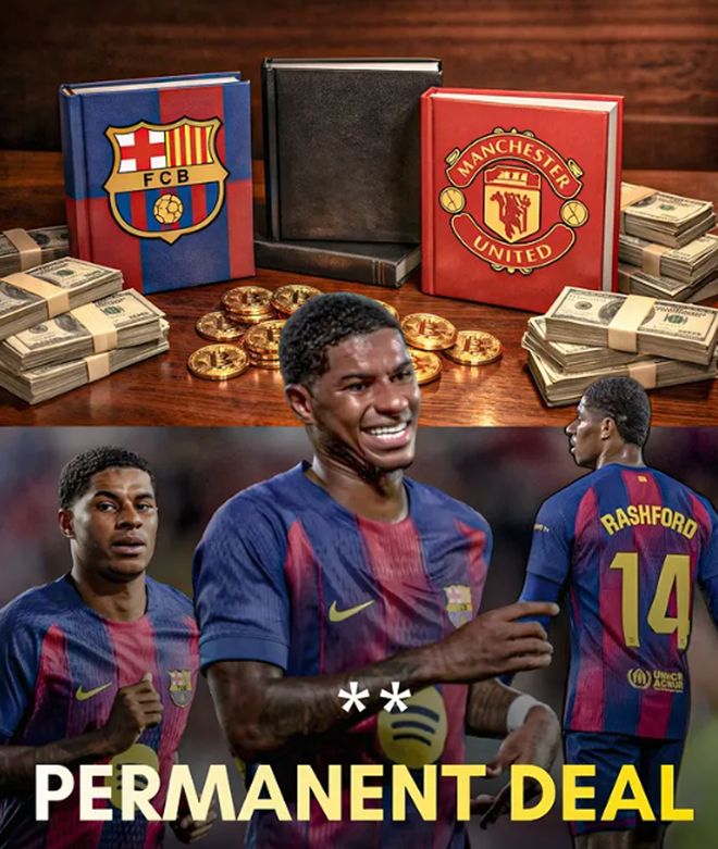 拉什福德接受19万周薪，永久转会巴萨已定！曼联不降价但同意分期
